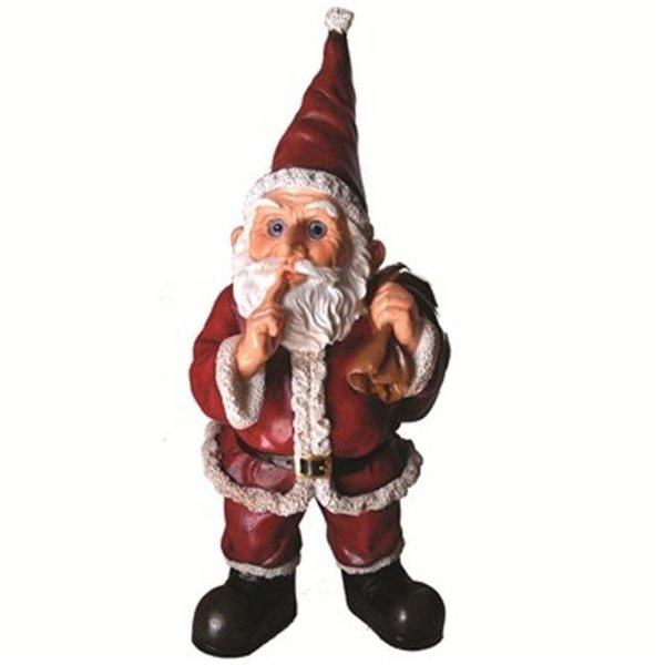 Michael Carr Designs Michael Carr Designs MCD80075 MCarr Garrold Santa with Gift Bag Resin Statue MCD80075